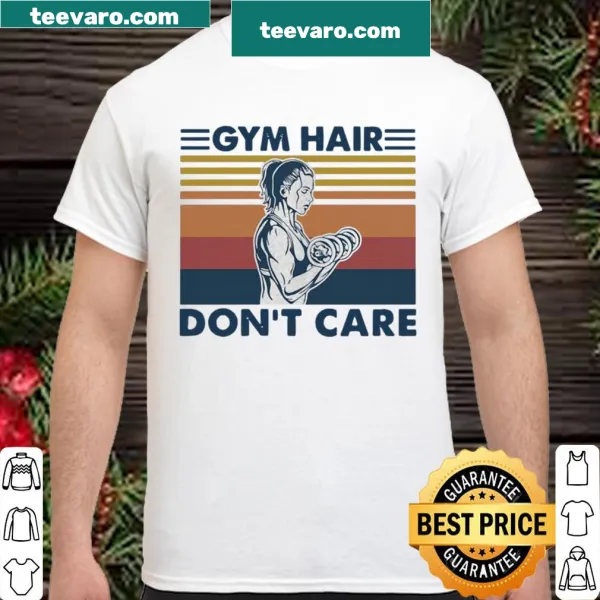 Vintage gym-themed shirt with humorous text