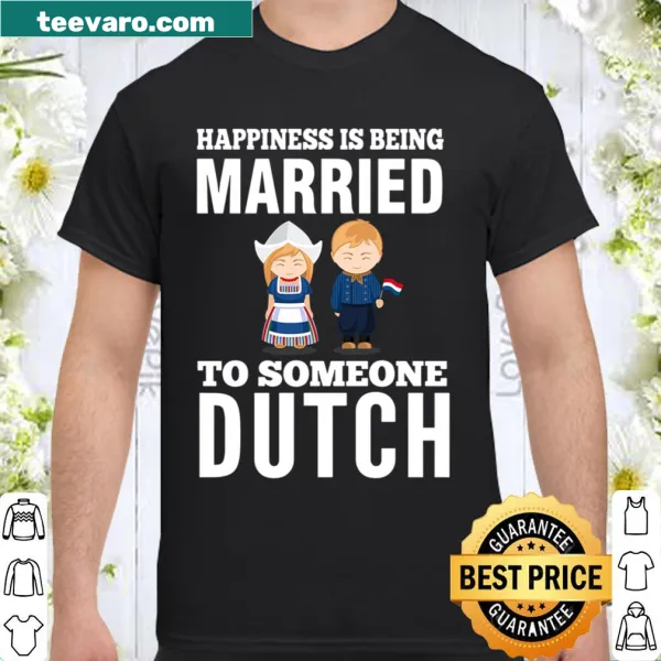 Heartfelt tee celebrating marriage to a Dutch partner