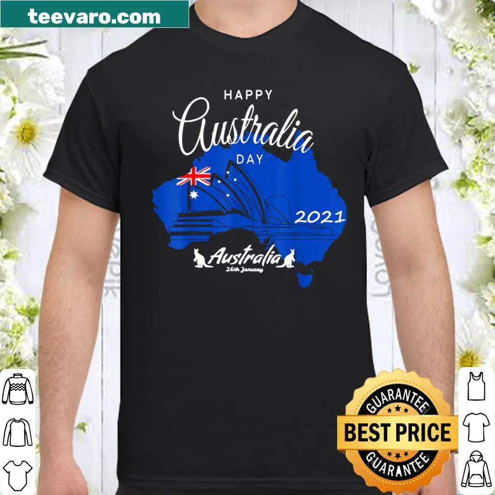 Australia Day shirt featuring the national flag