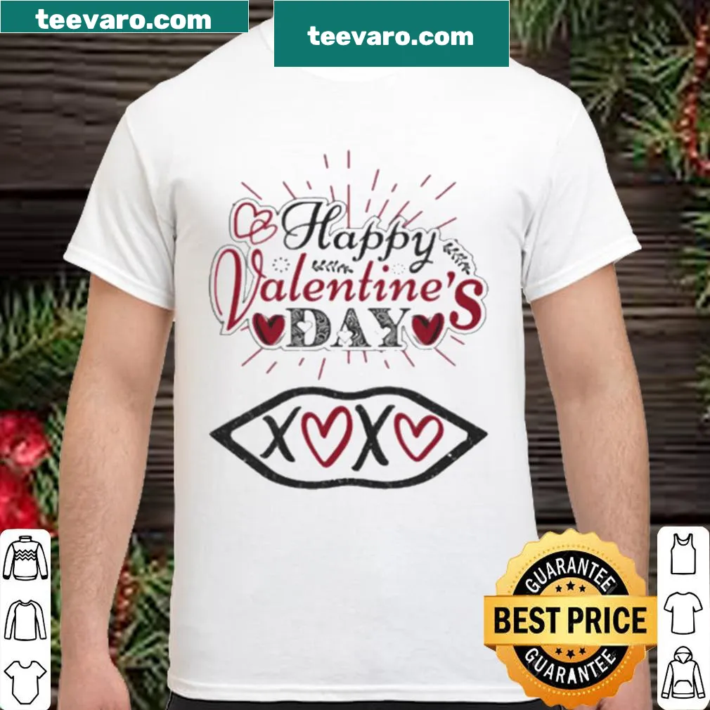 Valentine's Day themed shirt with a heartwarming design