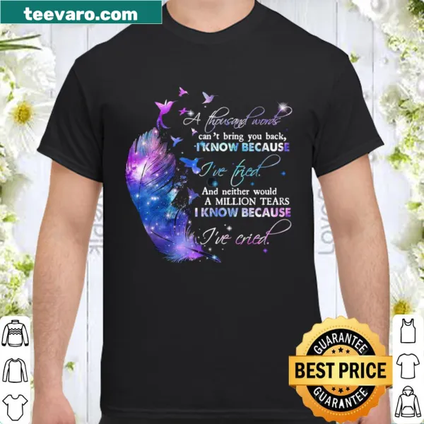 Beautiful hummingbird shirt featuring intricate illustration