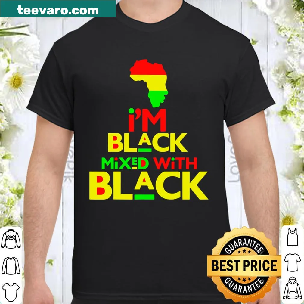 Black History Month shirt with bold text for awareness