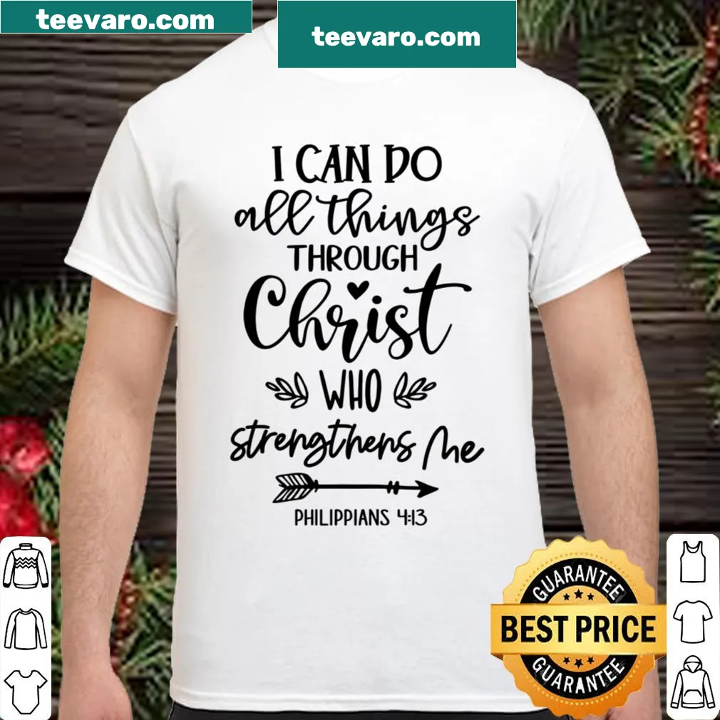 Inspirational shirt with faith-based message