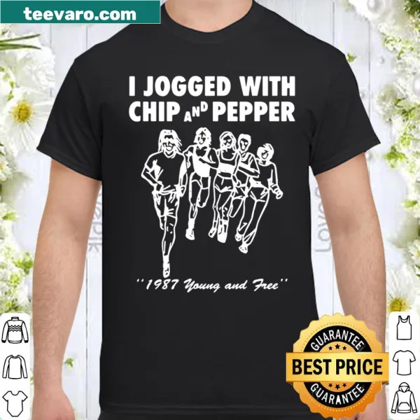 Retro shirt celebrating Chip and Pepper joggers from 1987