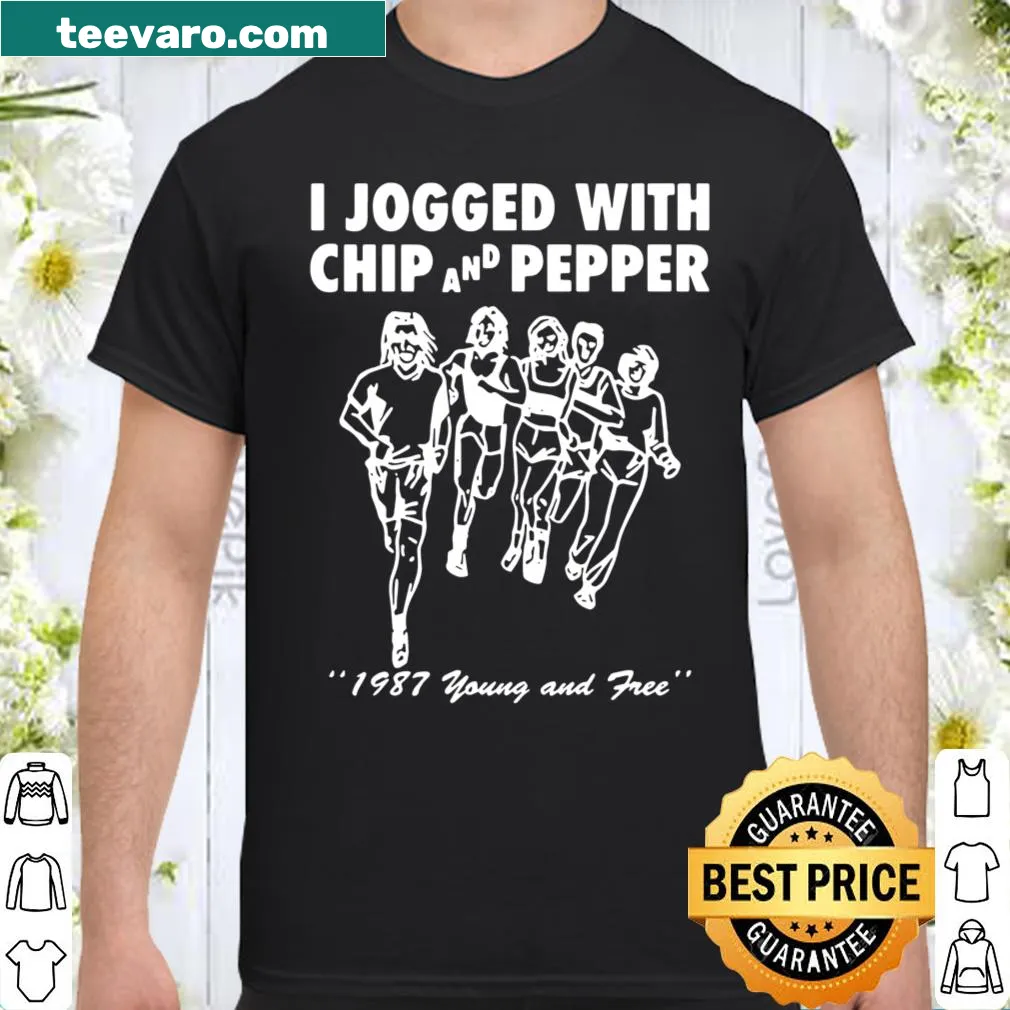 Retro shirt celebrating Chip and Pepper joggers from 1987