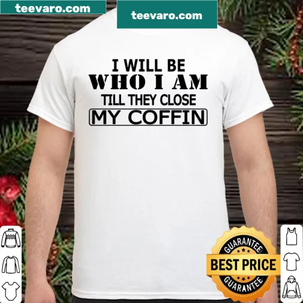 Edgy shirt featuring bold text about individuality