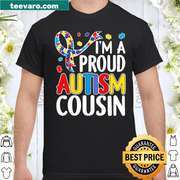 Proud Autism Cousin shirt promoting awareness