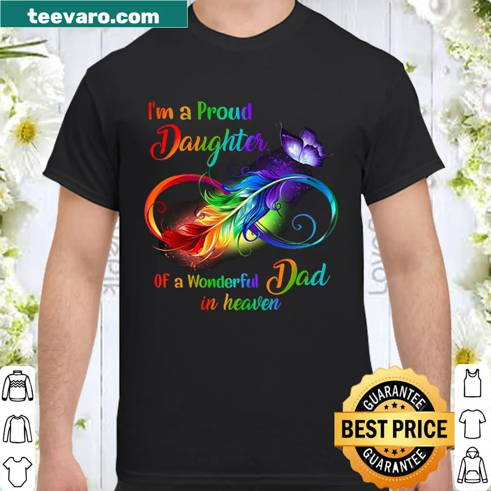 Sentimental shirt honoring a father in heaven