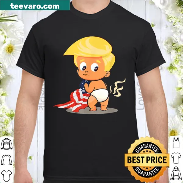 Funny political shirt featuring 'Impeach Trump' and a baby graphic