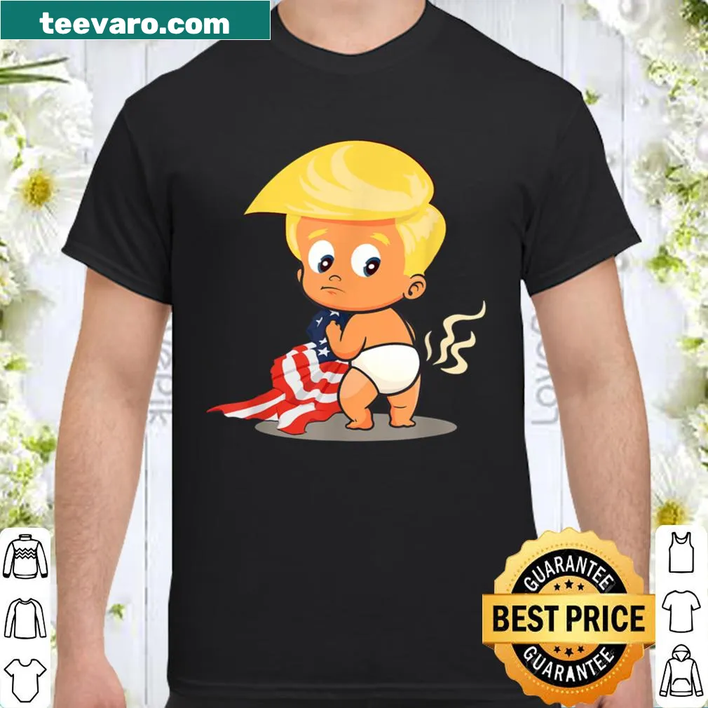Funny political shirt featuring 'Impeach Trump' and a baby graphic