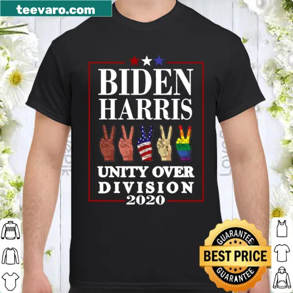 Inauguration 2021 shirt with Biden Harris names and unity message