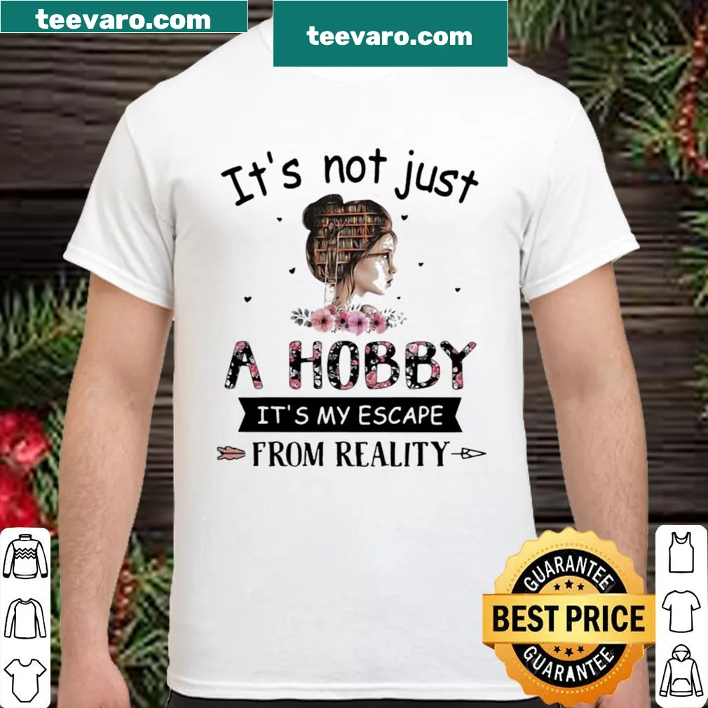 Book-themed shirt with inspirational typography about reading