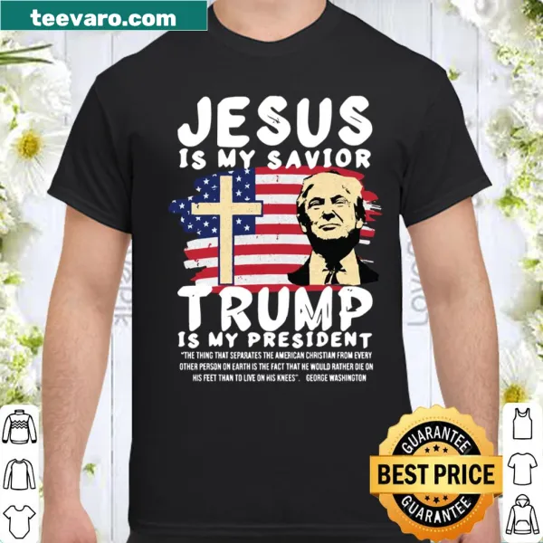 Patriotic shirt with faith and political message