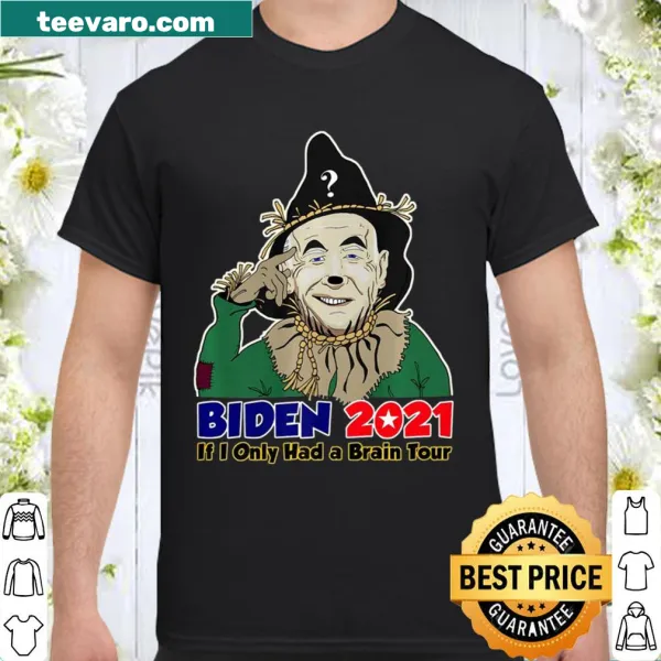 Cartoon scarecrow graphic representing Joe Biden with humorous text