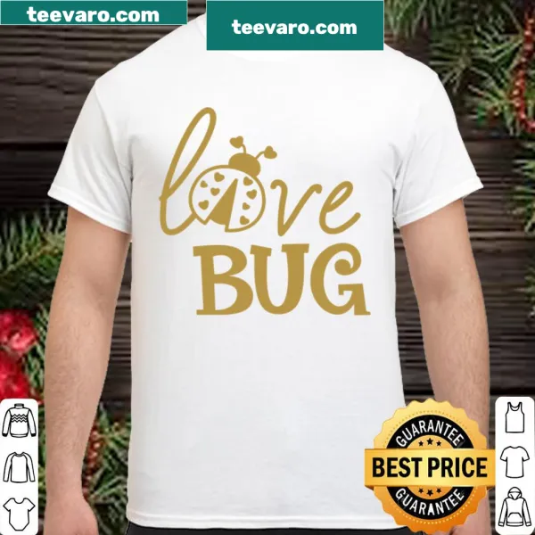 Cute toddler shirt with ladybug design and 'Love Bug' text.