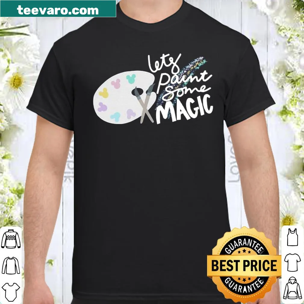 Inspirational shirt encouraging creativity and magic in art