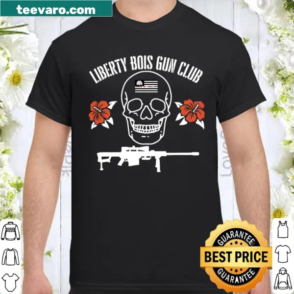 Emblem design for Liberty Bois Gun Club on a shirt