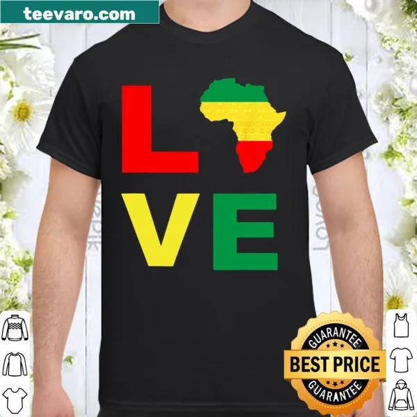 Sentimental shirt celebrating love for African heritage