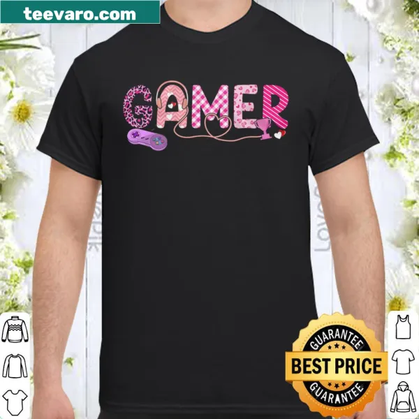 Funny Valentine's shirt for gamers with playful gaming-related text