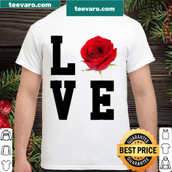 Elegant rose graphic t-shirt perfect for expressing love and affection