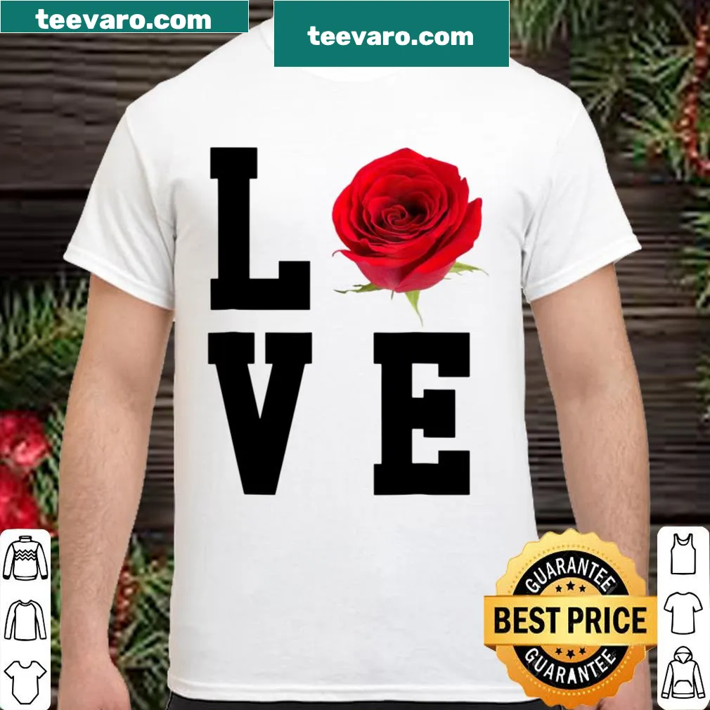 Elegant rose graphic t-shirt perfect for expressing love and affection