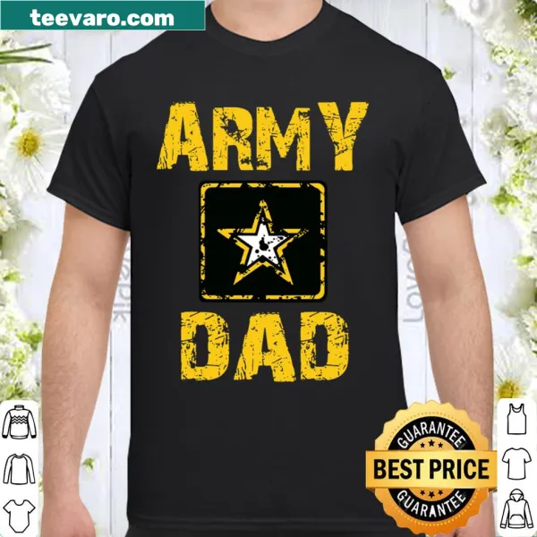 Proud US Army Dad t-shirt for military families