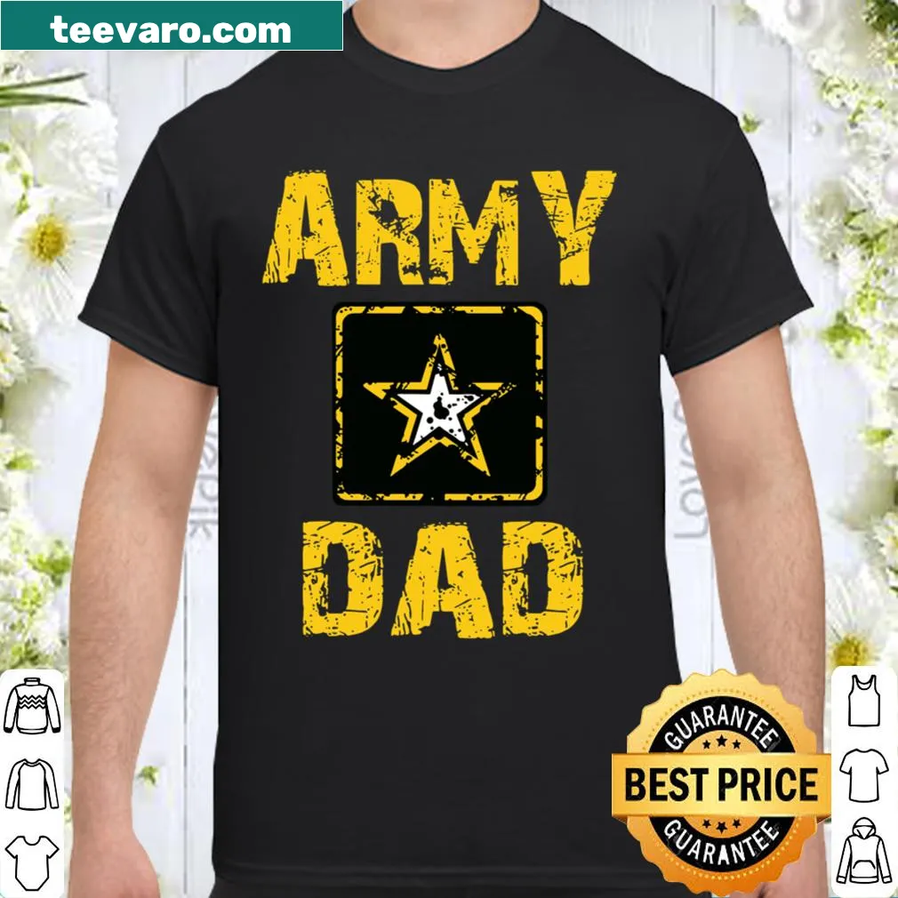 Proud US Army Dad t-shirt for military families