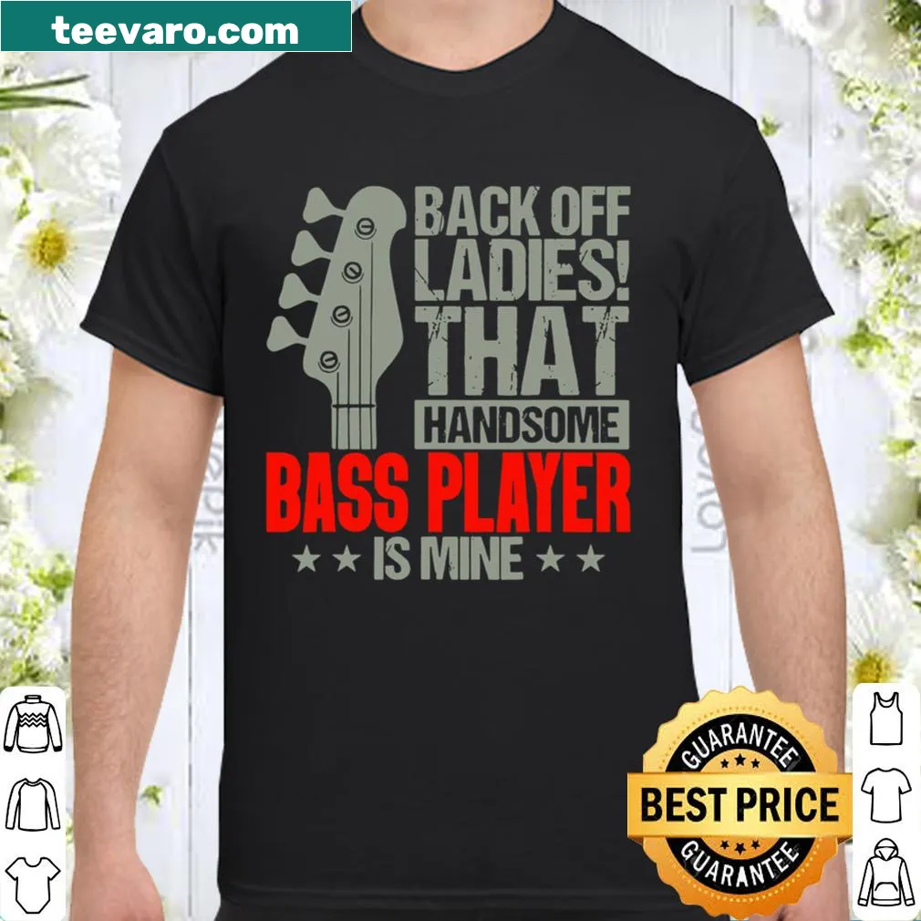 Illustration of musical instruments on shirt for musician's girlfriend