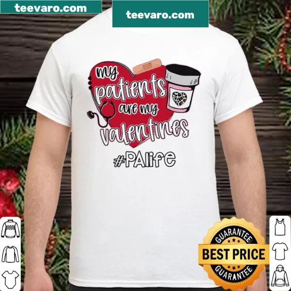 Nurse-themed shirt with the phrase 'My Patients Are My Valentines'