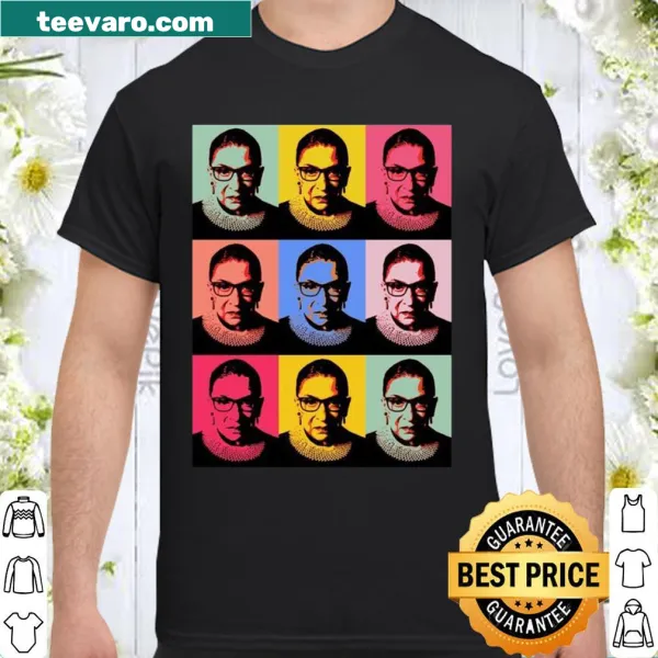 Pop art shirt featuring Notorious RBG design