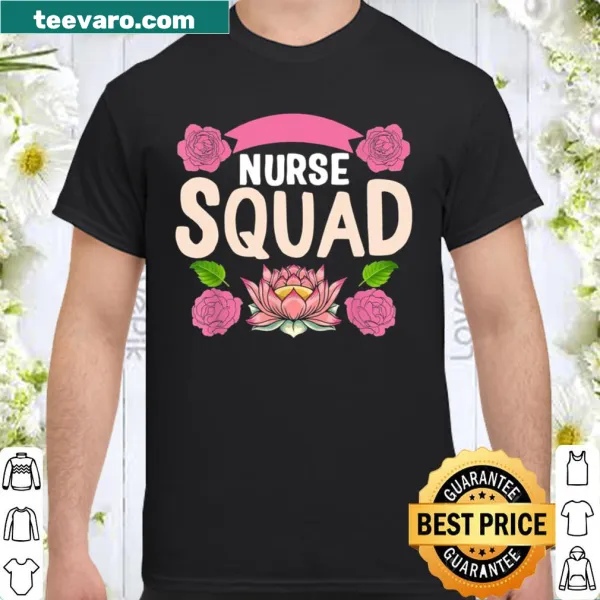 Text celebrating nurses with 'Nurse Squad'