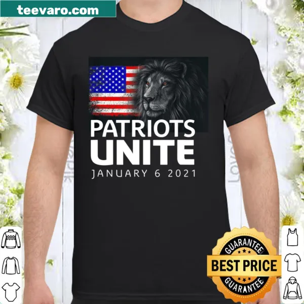 Shirt with bold text on American patriotism and the Constitution
