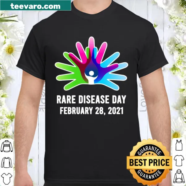 Awareness t-shirt for Rare Disease Day with bold graphics