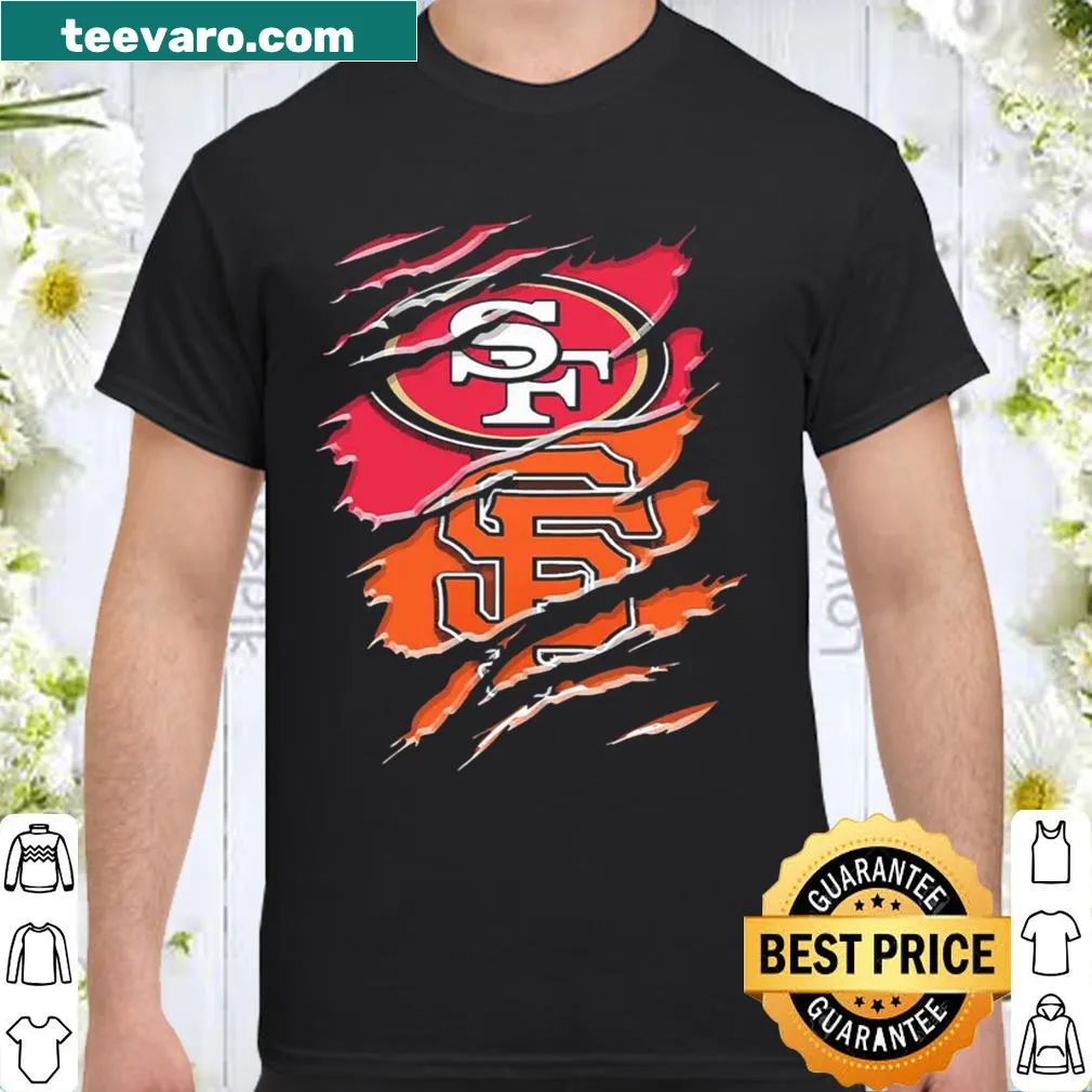 Fun design for fans of 49ers and Giants on shirt