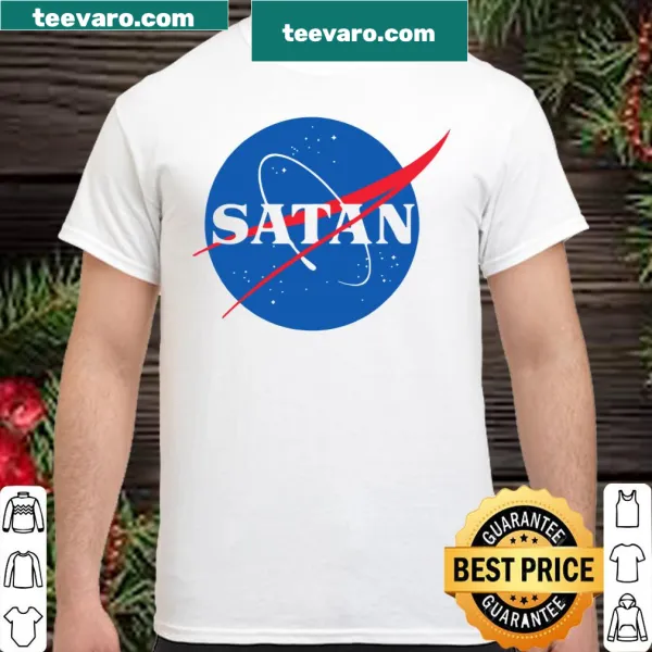 Funny graphic with NASA and Baphomet themes