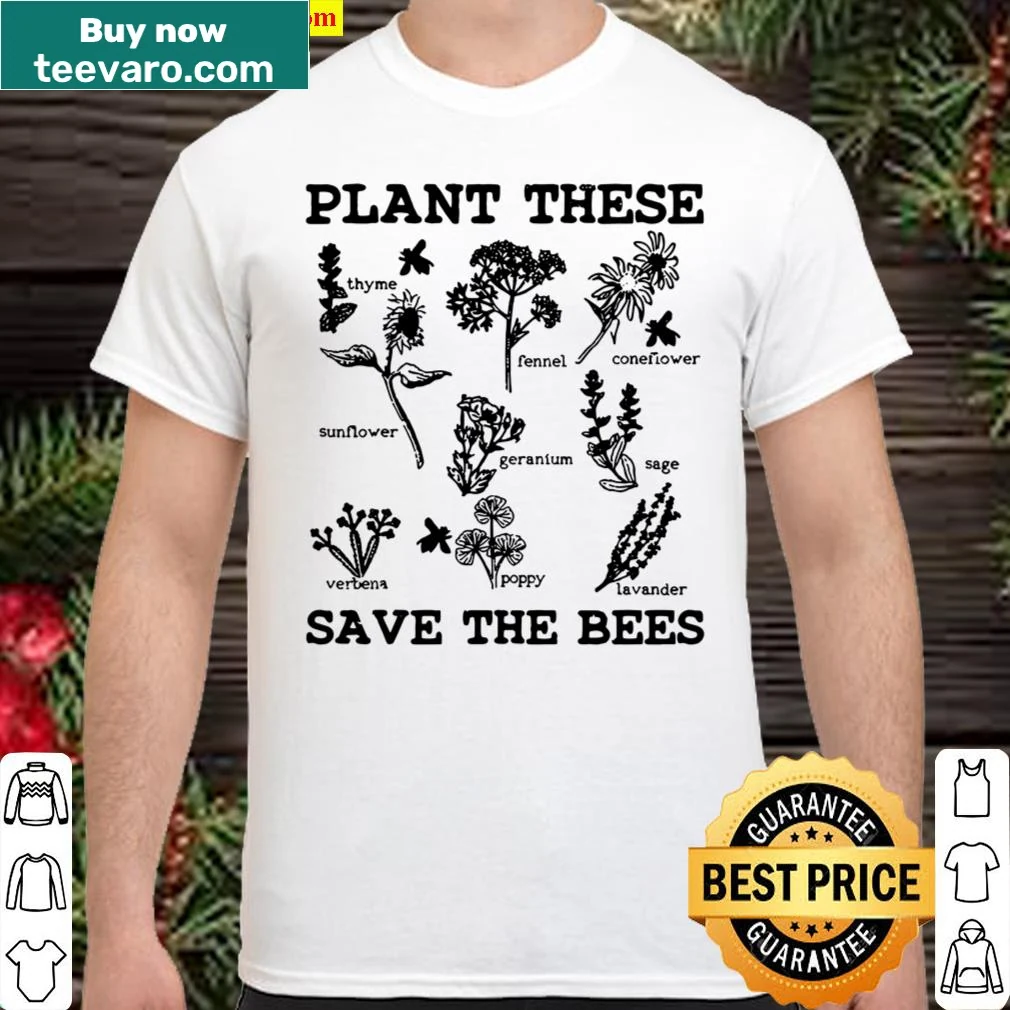 Illustrative shirt promoting bee conservation and planting