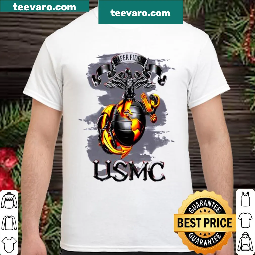 Semper Fidelis USMC T-shirt honoring Marines