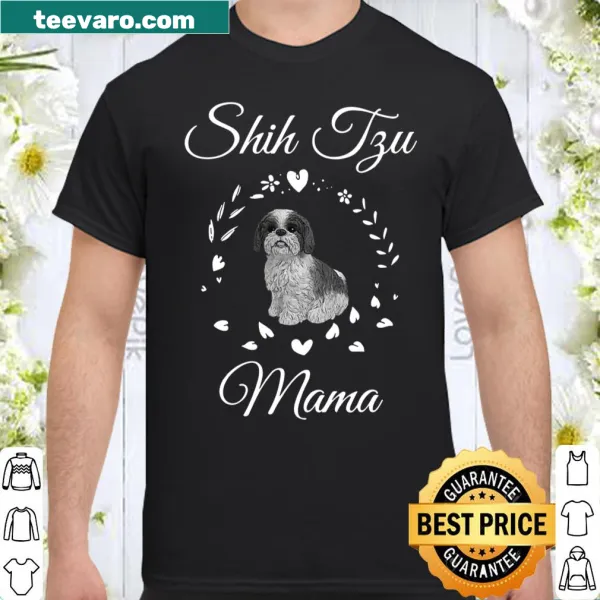 Funny Shih Tzu Mama shirt with playful design