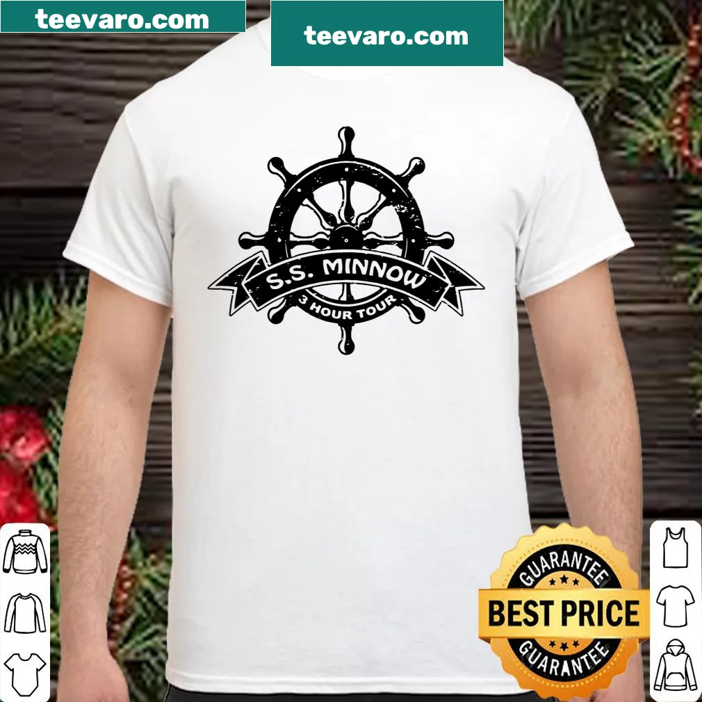 Distressed vintage shirt with '3 Hour Tour' text from Gilligan's Island