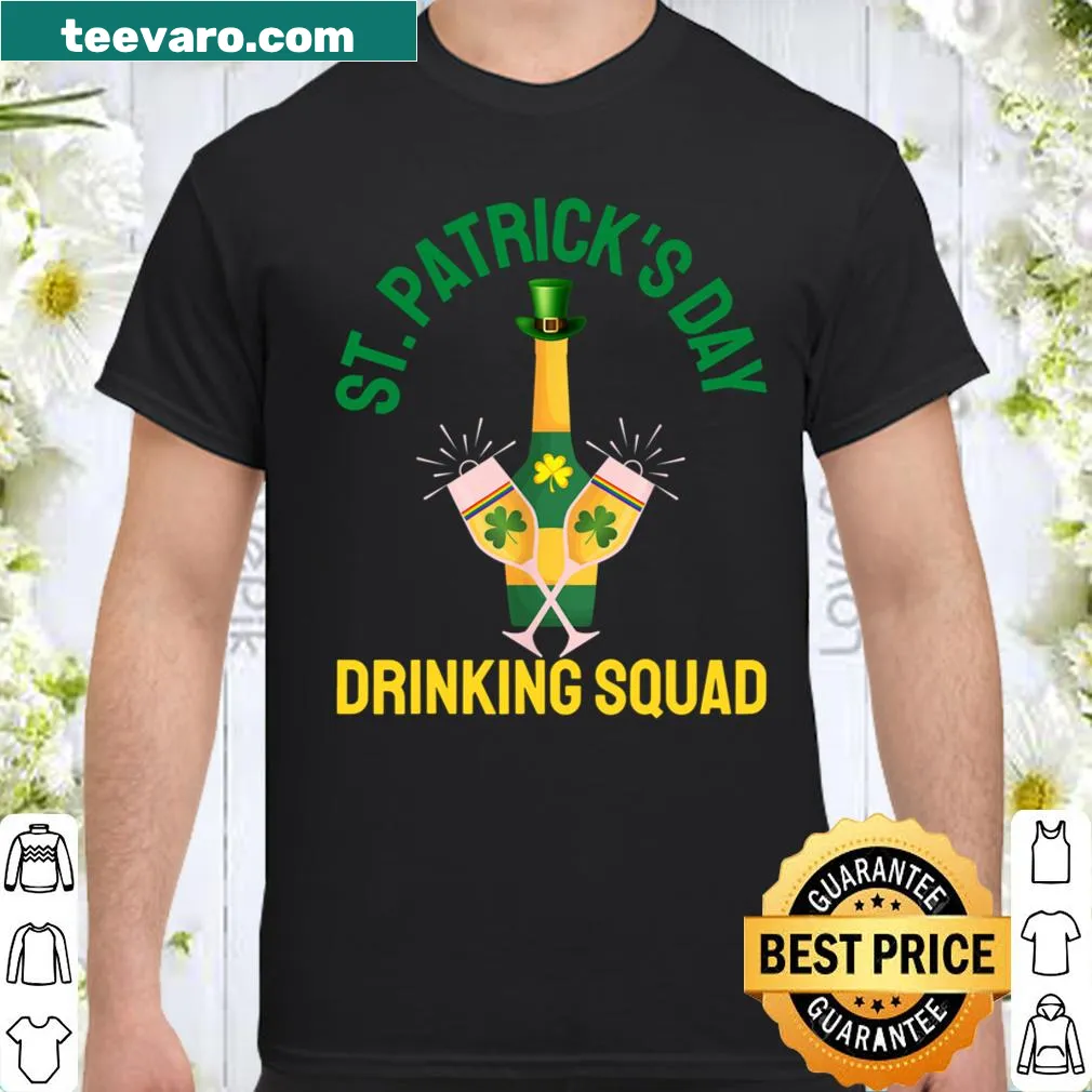Family-friendly St. Patrick's Day shirt with fun design