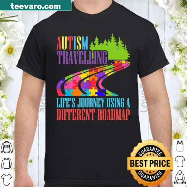 Typography shirt supporting autism awareness with a meaningful message