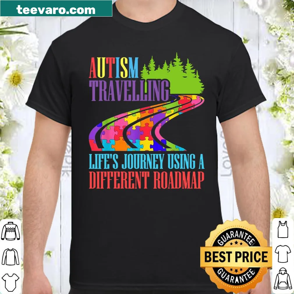 Typography shirt supporting autism awareness with a meaningful message