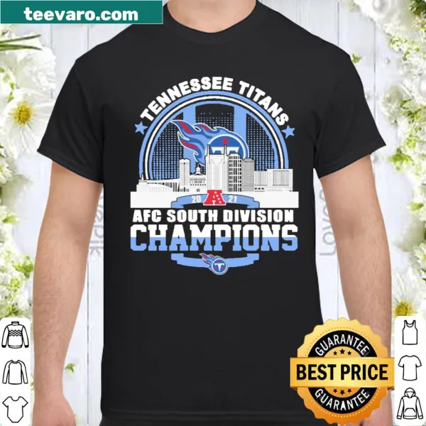 T-shirt celebrating Tennessee Titans 2021 championship