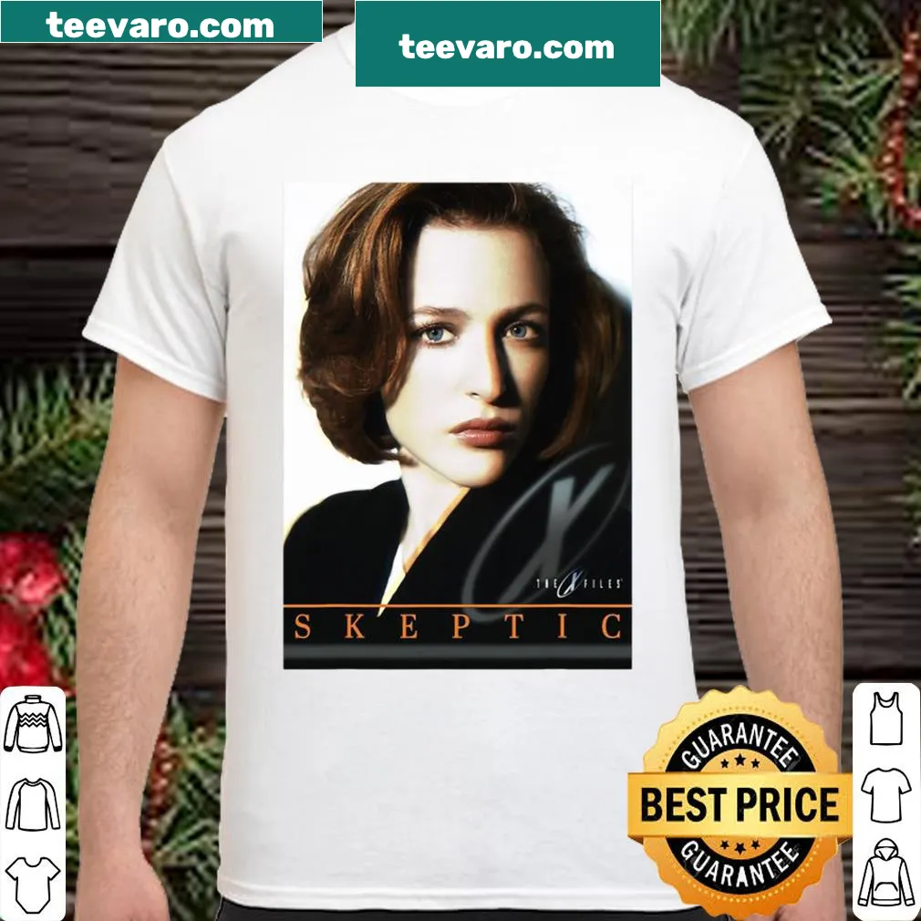 Illustration of Dana Scully from The X-Files on a T-shirt