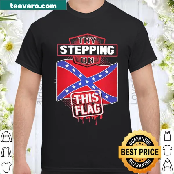 Novorossiya flag t-shirt with bold silhouette design