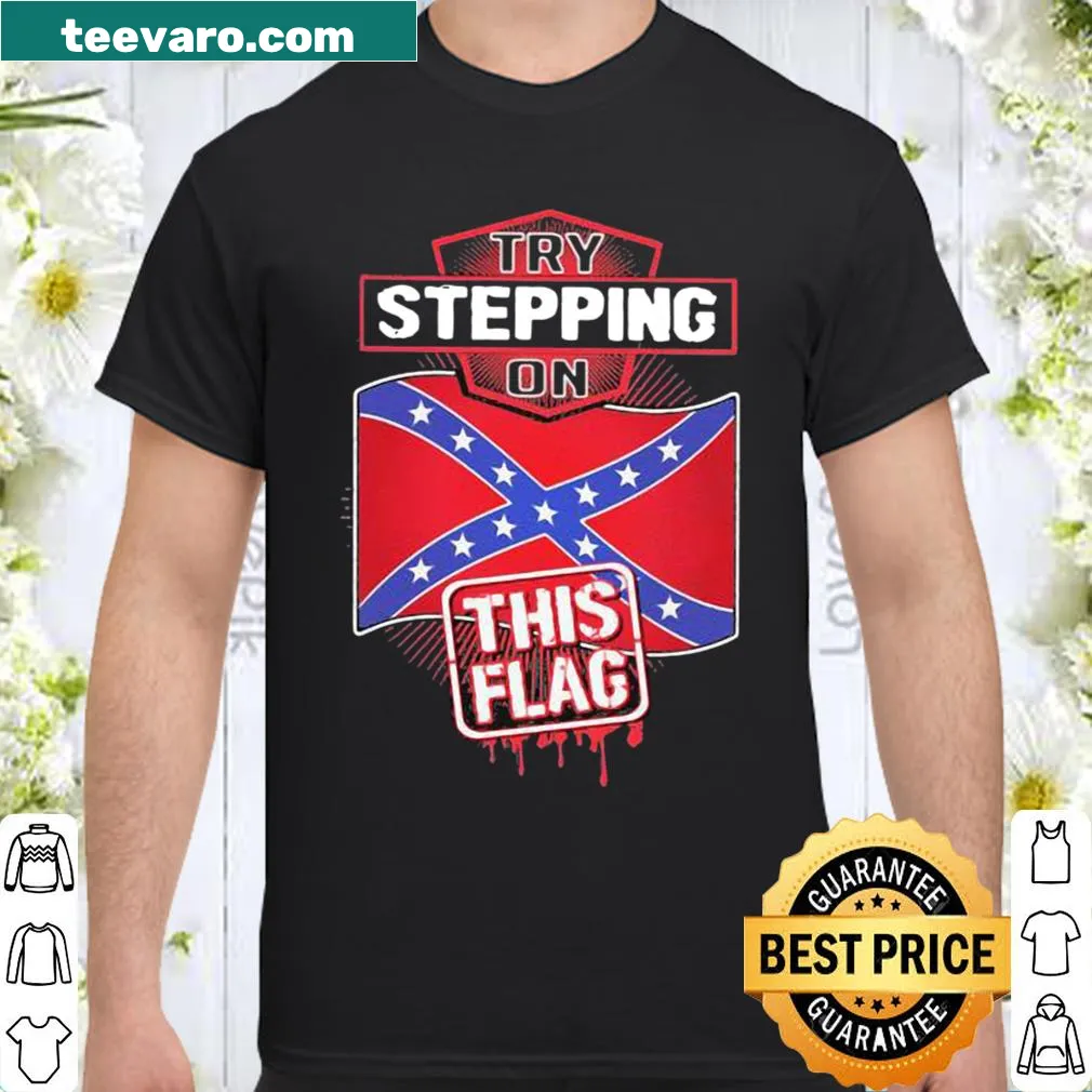 Novorossiya flag t-shirt with bold silhouette design