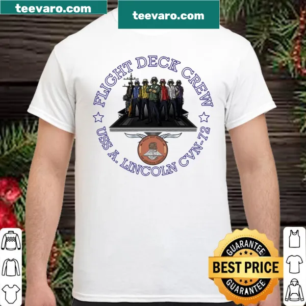 USS Abraham Lincoln CVN-72 Flight Deck Crew emblem shirt