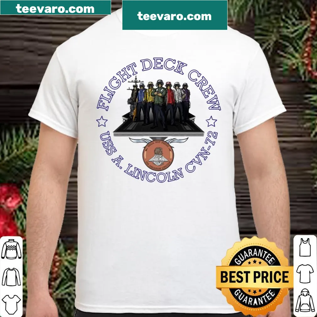 USS Abraham Lincoln CVN-72 Flight Deck Crew emblem shirt
