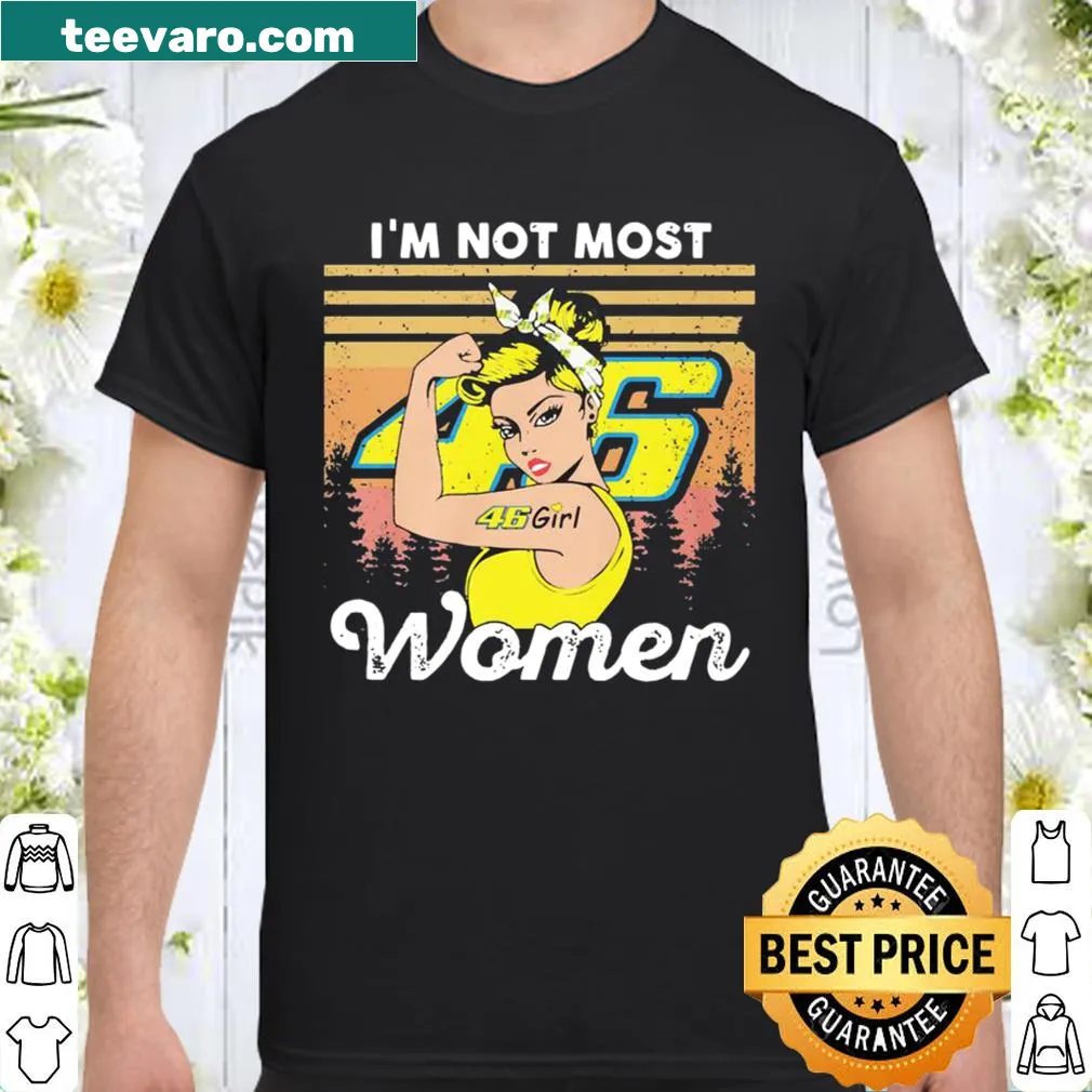 Vintage-style shirt with a bold statement about Valentino Rossi