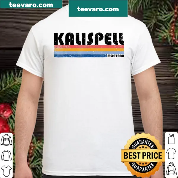 Vintage 1980s style shirt celebrating Kalispell, Montana